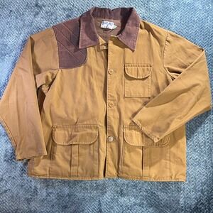 Blue Bill Redhead Mens XL Tan Corduroy Collar Shooting Jacket‎